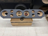Quad 6.5 and quad 3.5 speaker pod