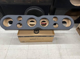 Quad 6.5 and quad 3.5 speaker pod