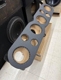 Quad 6.5 and quad 3.5 speaker pod